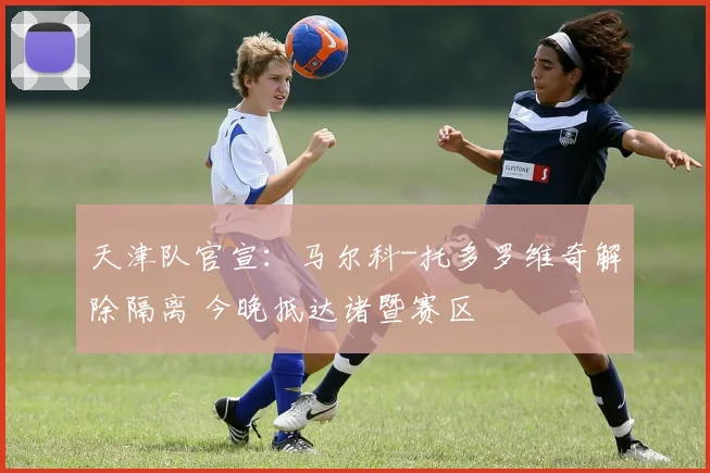 天津队官宣：马尔科-托多罗维奇解除隔离 今晚抵达诸暨赛区